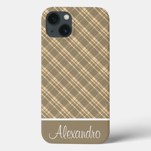 カーキグリーンとタン プライドのケースメイトiPhoneケース Case-Mate iPhoneケース (裏面)