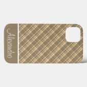 カーキグリーンとタン プライドのケースメイトiPhoneケース Case-Mate iPhoneケース (裏面 (横))