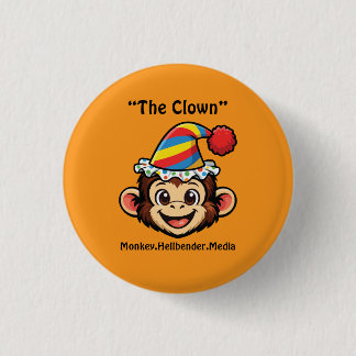 カーキマカザル・モンキー・ボタン - THE CLOWN 缶バッジ