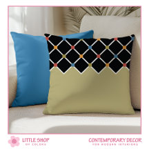 カーキモダングリーンハーレクインダイヤモンドパターン