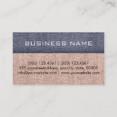 カーキモノグラムエレガントキャンバスルック 名刺 (裏面)