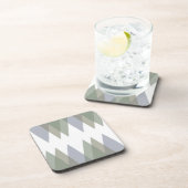 カーキ三角形 コースター (右側)