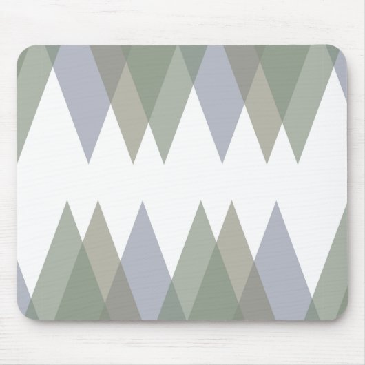 カーキ三角形 マウスパッド (正面)