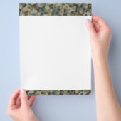 カーキ六角カモフラージュ チラシ (手)