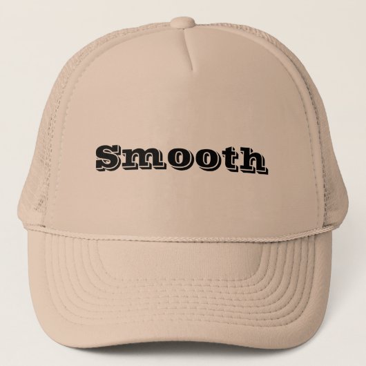 カーキ地にSmooth キャップ (正面)