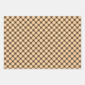 カーキ大学院書道タイポグラフィ脚本 ラッピングペーパーシート (正面2)