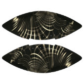 カーキ色と暗い背景の尖った曲線 アメリカンフットボール (パネル)