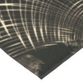 カーキ色と暗い背景の尖った曲線 テーブルクロス (アングル)