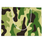 カーキ迷彩模様 ラージペーパーバッグ (裏面)