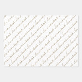 カーキ・イード・ムバラク・バイリンガル ラッピングペーパーシート (正面)