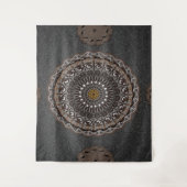 カーキ・クロコディラス・ポロソスの壁タペストリー タペストリー (正面)