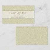カーキ 名刺 (正面/裏面)
