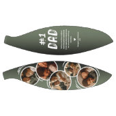 カーキNo.1パパ父の日写真 バスケットボール (パネル)