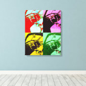 カークラシックアーポップ・アートのト キャンバスプリント (インサイチュ (ウッドフロア))