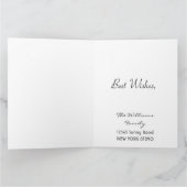 カークラシックズシェヴィベルエアダッジレッドホワイトヴィンテージ カード (内部)