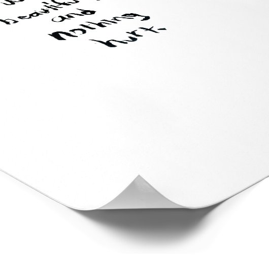 カークラッシュイラストレーションとKurt Vonnegut引用文 ポスター (角)