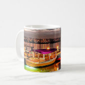 カークランドの夜の色の付いたボート コーヒーマグカップ (正面左)