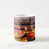 カークランドの夜の色の付いたボート コーヒーマグカップ (中央)