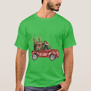 カークリスマスオーナメントドッグクリスマスにフランス語 Tシャツ