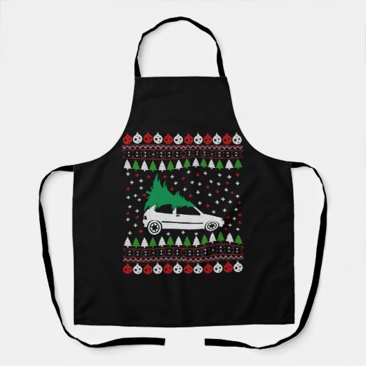 カークリスマス エプロン (正面)