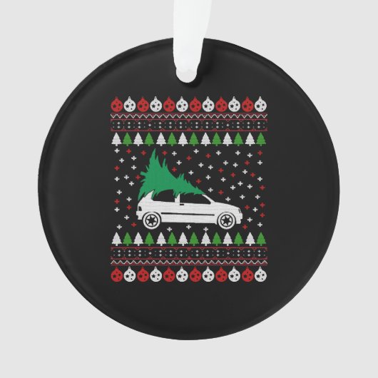 カークリスマス オーナメント (正面)