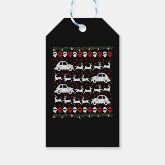 カークリスマス ギフトタグ (正面)