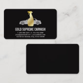 カークリーニングカーアイコン 名刺 (正面/裏面)