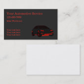 カークールサービ車のス 名刺 (正面/裏面)