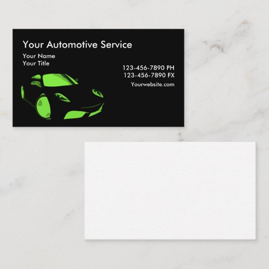 カークールテーマ 名刺 (正面/裏面)