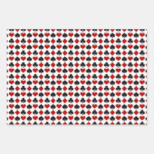 カークールドスーツ柄カジノ ラッピングペーパーシート (正面)