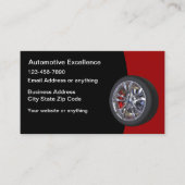 カークールモダンタイヤテーマ名刺 名刺 (正面)