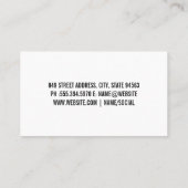 カーコレクションイラスト | 整備士作業 名刺 (裏面)