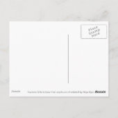 カーゴトラックの大型リグトラックのギフト ポストカード (裏面)