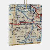 カーサグランデアリゾナヴィンテージマップ セラミックオーナメント (右)
