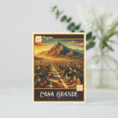 カーサグランデ、アリゾナ |ヴィンテージはがき ポストカード (スタンド正面)