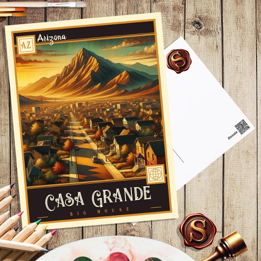 カーサグランデ、アリゾナ |ヴィンテージはがき ポストカード