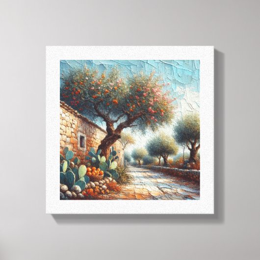 カーサディカンパニャシチリアナ1 of 3 キャンバスプリント (正面)