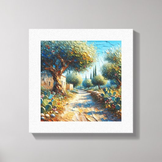 カーサディカンパニャシチリアナ3 of 3 キャンバスプリント (正面)