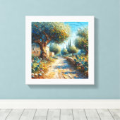 カーサディカンパニャシチリアナ3 of 3 キャンバスプリント (インサイチュ (ウッドフロア))