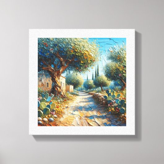 カーサディカンパニャシチリアナ3 of 3 キャンバスプリント (正面)