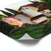 カーサデプエブロディブジョトスカーニイタリアカントリーサイドシ ポスター (角)