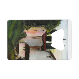 カーサデプエブロディブジョトスカーニイタリアカントリーサイド クレジットカード栓抜き