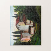 カーサデプエブロディブジョトスカーニイタリアカントリーサイド ジグソーパズル (縦)