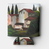 カーサデプエブロディブジョトスカーニイタリアカントリーサイド 缶クーラー (正面)