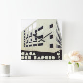 カーサデルファシオ スクエア壁時計 (ホーム)