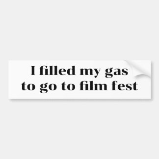 カーサフィルムバンパーステッカー! バンパーステッカー