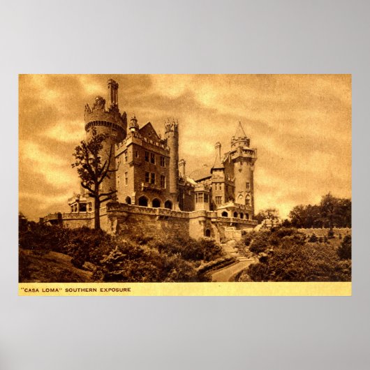 カーサロマトロントカナダ1920sヴィンテージ ポスター (正面)