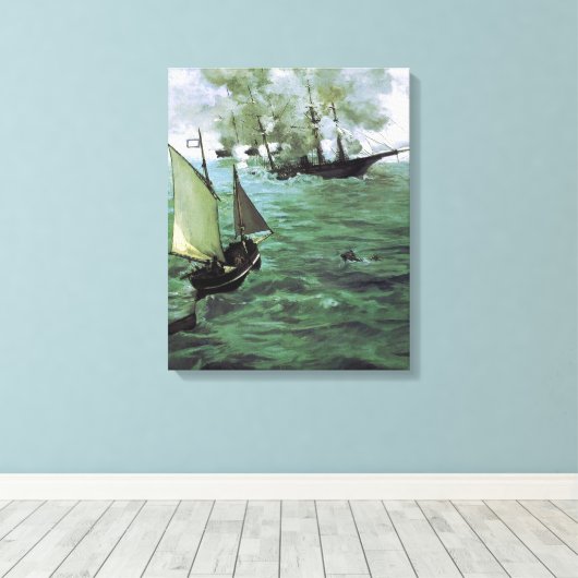 カーサージュとアラバマの戦い キャンバスプリント (インサイチュ (ウッドフロア))