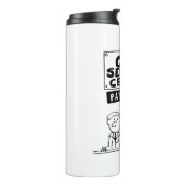 カーサービスセンターの整備士とショックアブソーバ タンブラー (回転左)