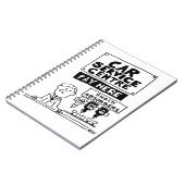 カーサービスセンターの整備士とショックアブソーバ ノートブック (左側)